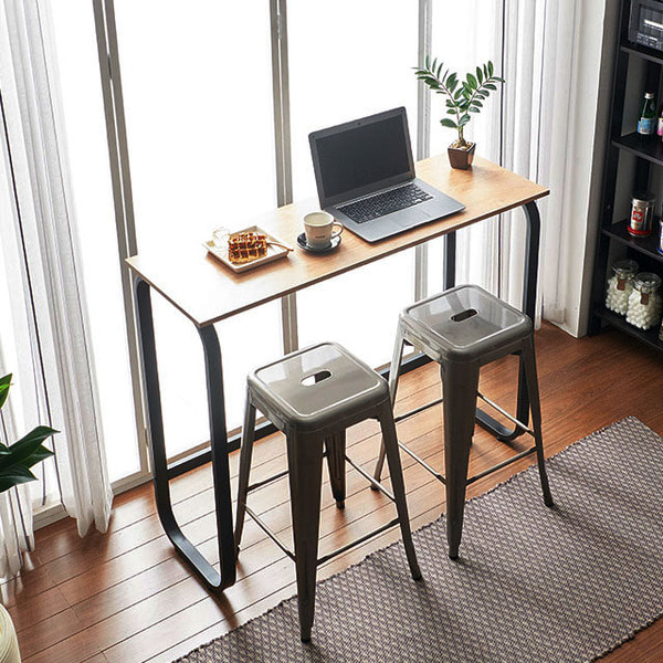 [특가한정할인상품] 리브 800 높은 홈바테이블 노트북 책상 카페 커피숍