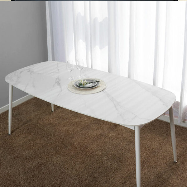 시티 타원형 세라믹상판 1400x800 식탁 테이블 DIY