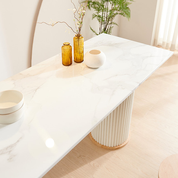 로마 원형 1500 대리석식탁 주방 테이블 카페 디자인