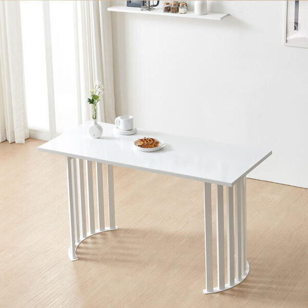 솔리드철제 반달 1500 식탁 테이블 디자인 탁자 카페