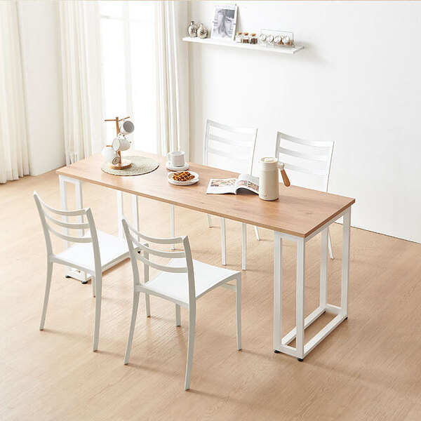 솔리드철제 사각 1500 식탁 테이블 디자인 탁자 카페