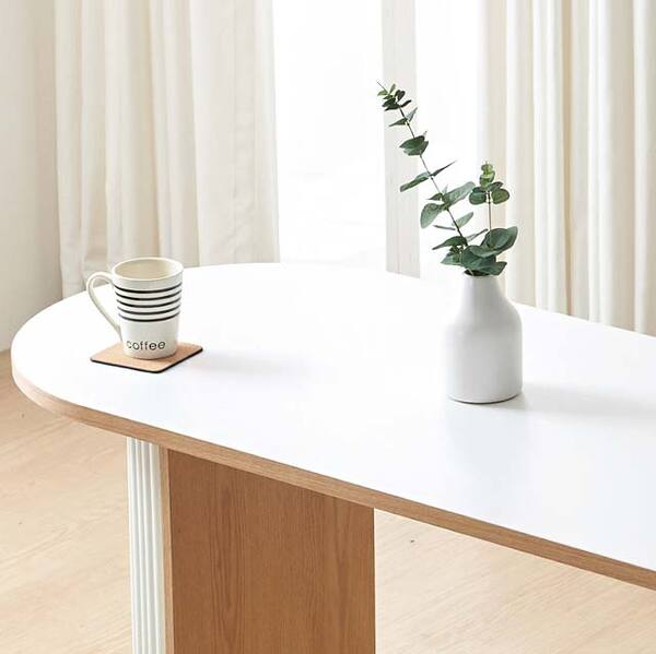 로마 반달 1500 양면 라운드 식탁 주방 테이블 카페 디자인