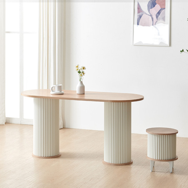 로마 원형 1500 양면 라운드 식탁 주방 테이블 카페 디자인