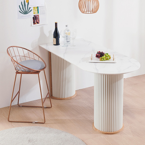 로마 반달원형 1300 반타원 세라믹식탁 테이블 디자인