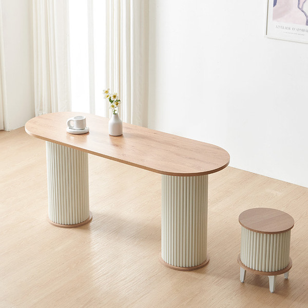 로마 원형 1700 양면 라운드 식탁 주방 테이블 카페 디자인